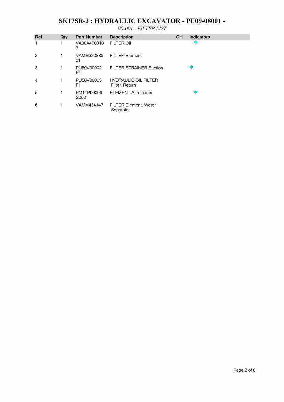 KOBELCO SK17SR-3 Excavator Parts Catalog Manual preview img 7