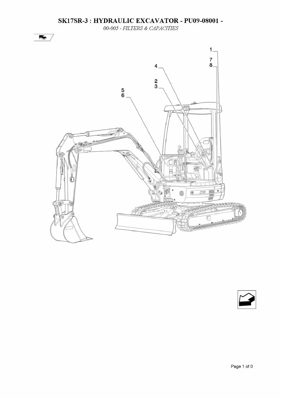 KOBELCO SK17SR-3 Excavator Parts Catalog Manual preview img 8