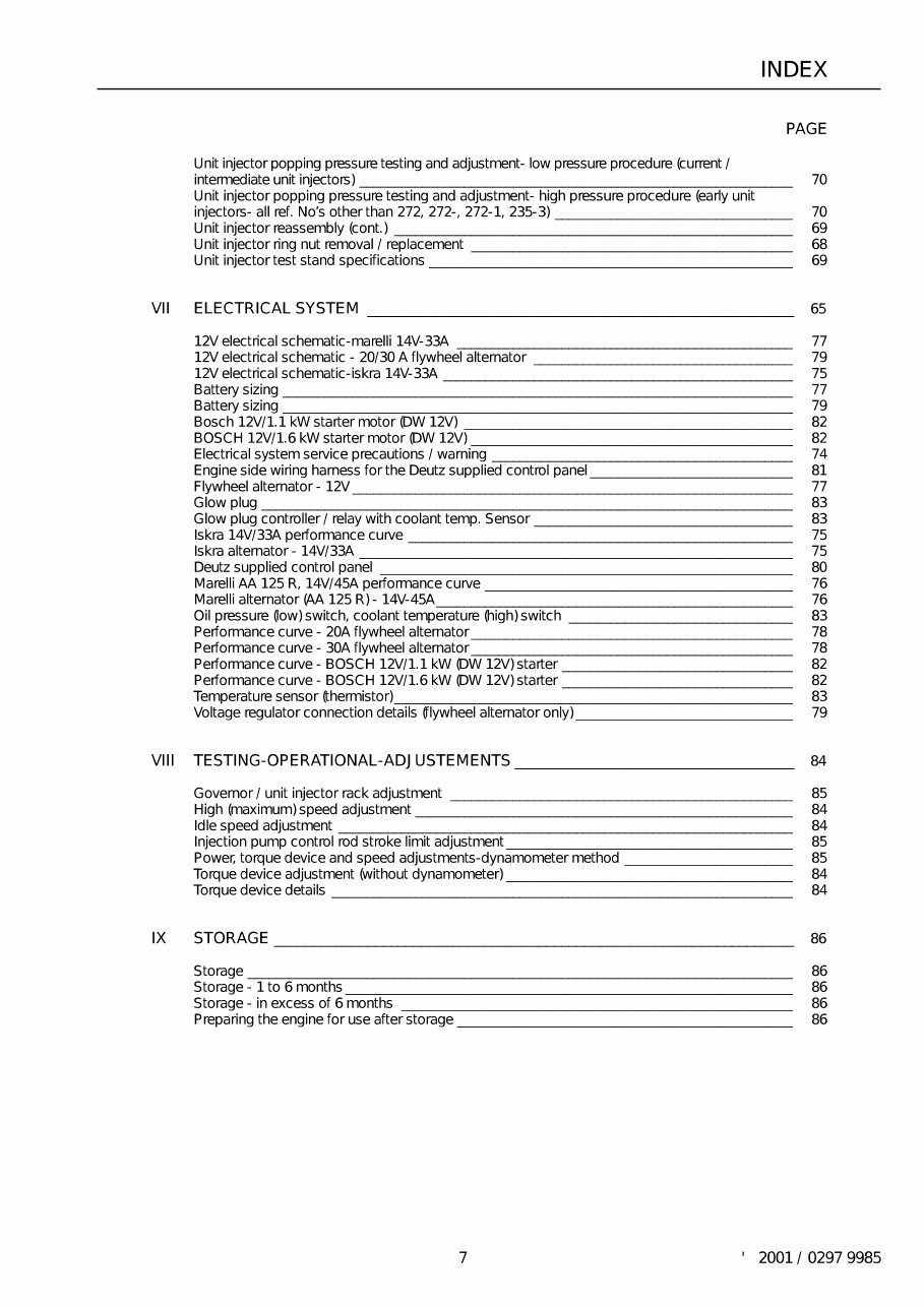 Deutz F4M 1008 Engine Workshop Service Manual for Repair preview img 9