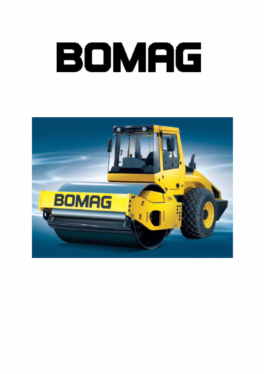 Bomag BW 216 DH,BW 216 PDH-4,BW 219 DH,BW 219 PDH-4,BW 226 DH,BW 226 PDH-4 Single Drum Roller Workshop Service Repair Manual Dow preview img 1