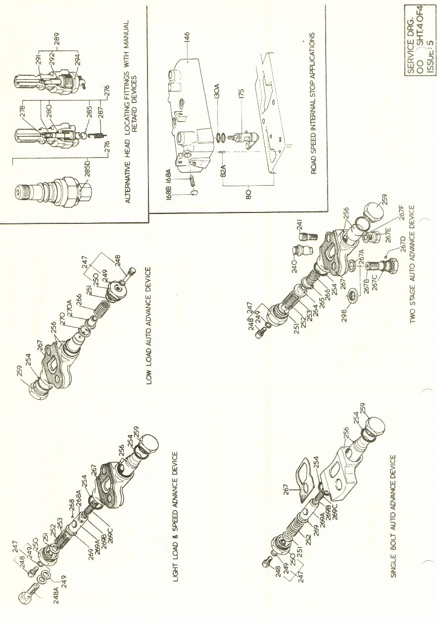 Cav DPA Fuel Pumps Parts manual ISO Test plans preview img 7