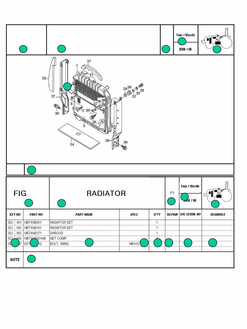 TYM Tractor T603NC T603NP T603 Parts Manual Catalogue preview img 4