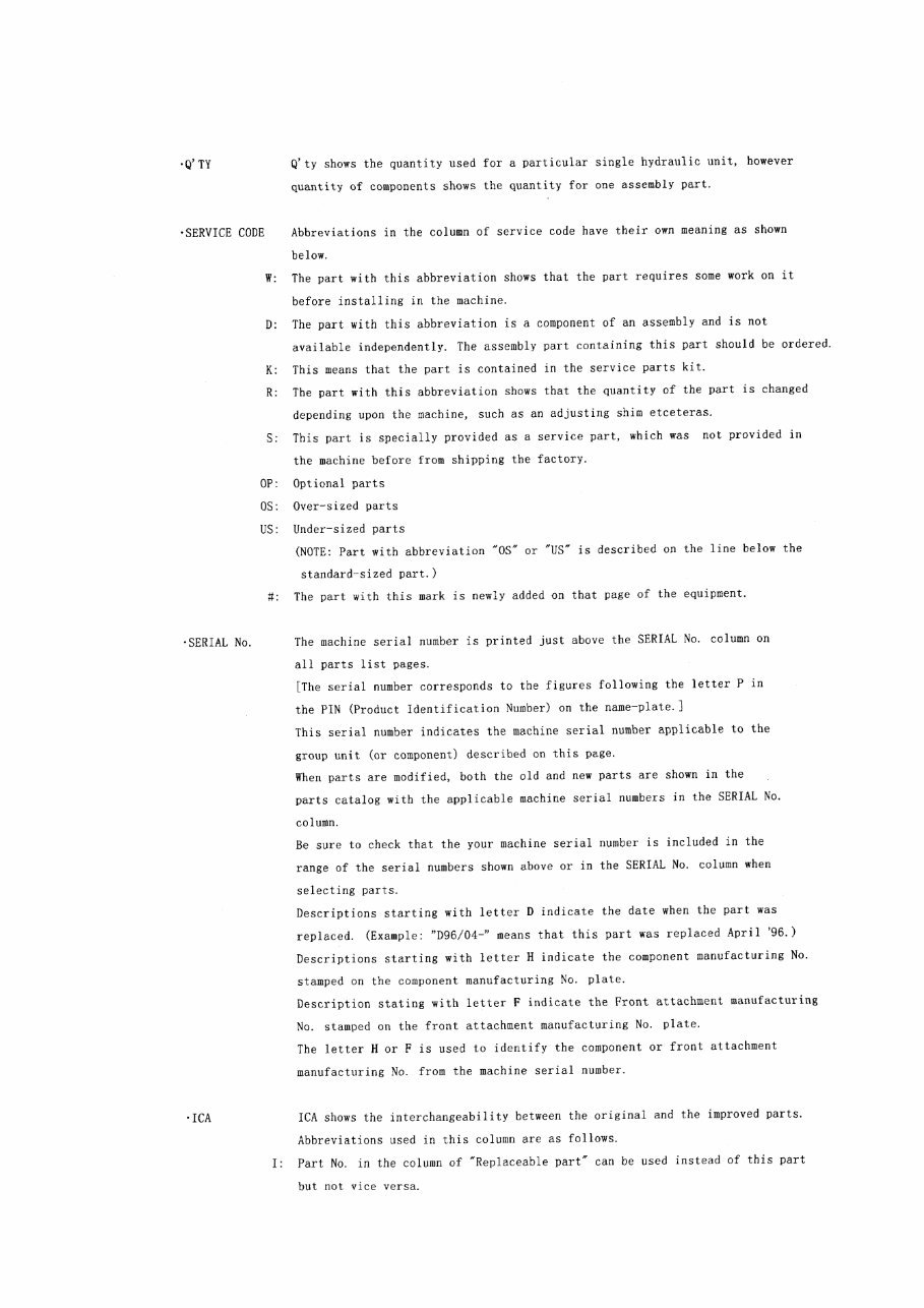 HITACHI EX135UR Excavator EQUIPMENT Parts Catalog Manual preview img 8
