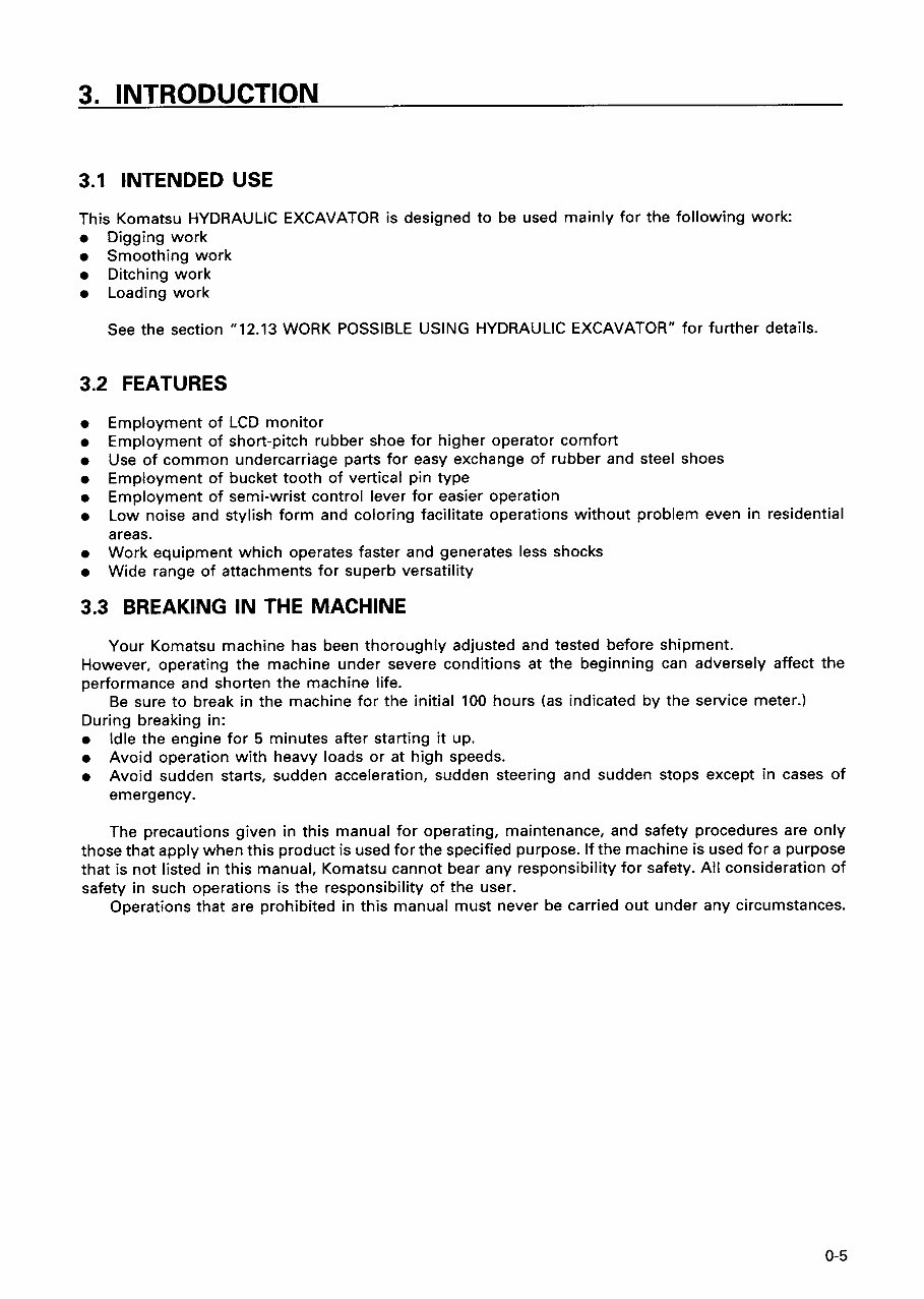 KOMATSU PC40-7 Excavator Operation & Maintenance Manual preview img 6