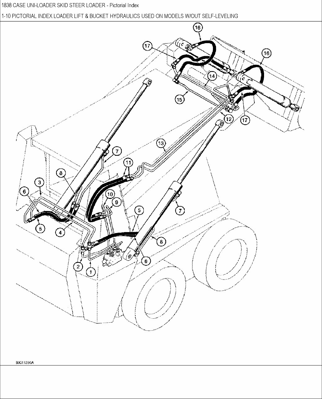 CASE 1838 Skid Steer Loader Parts Catalog Manual preview img 5