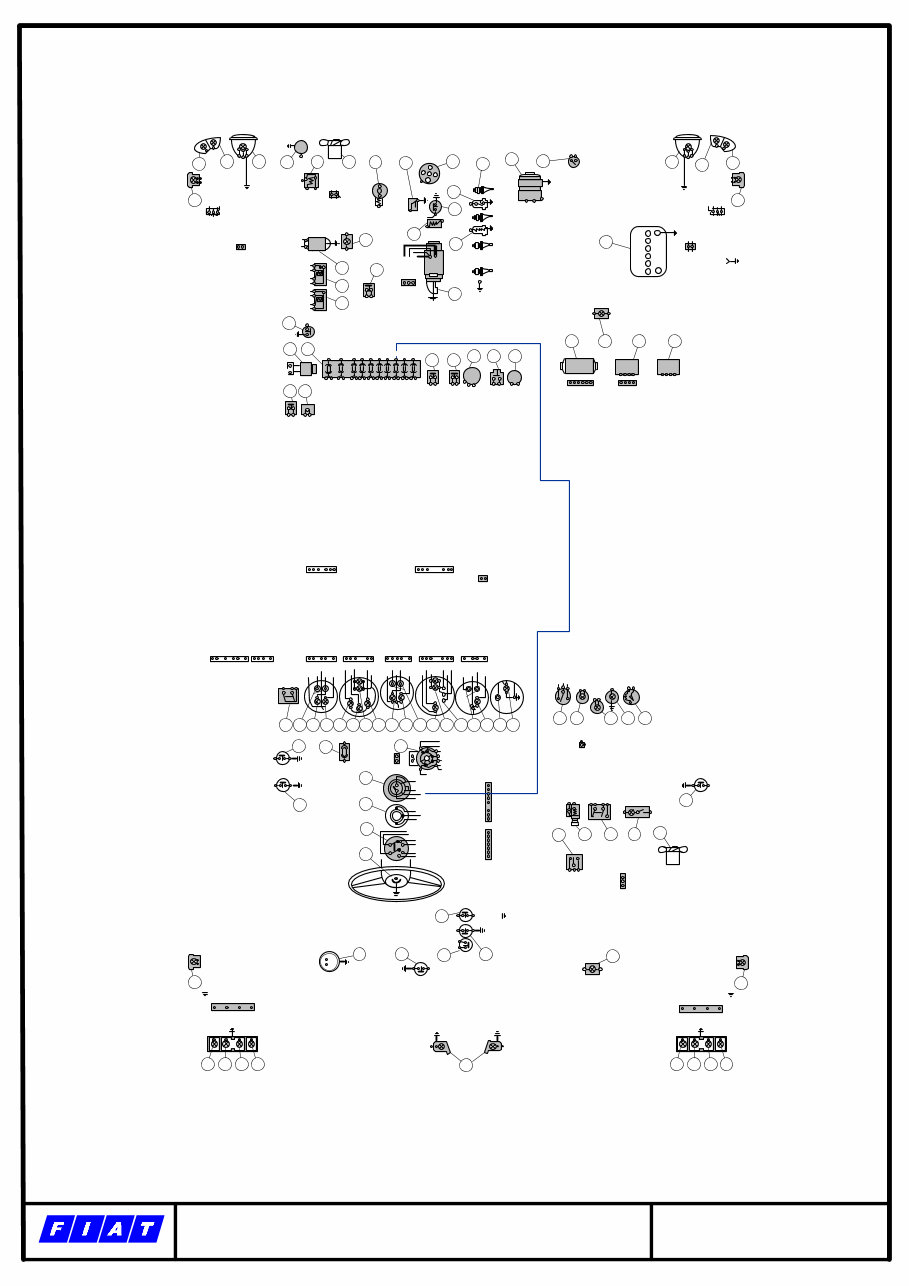 1969-1974 Fiat Spider 124 BS Electrical Wiring Diagram Manual preview img 10