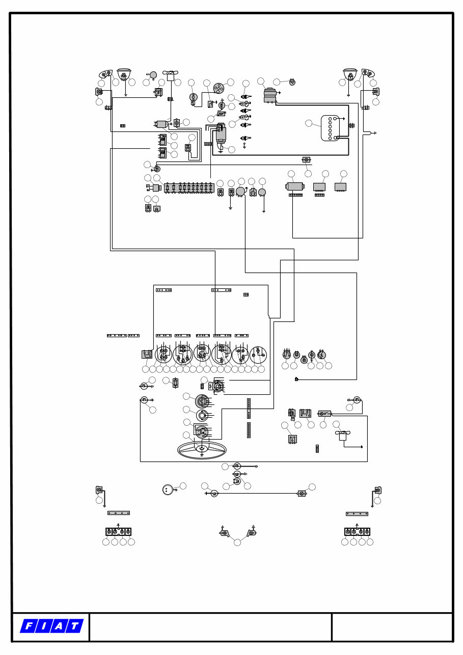 1969-1974 Fiat Spider 124 BS Electrical Wiring Diagram Manual preview img 7