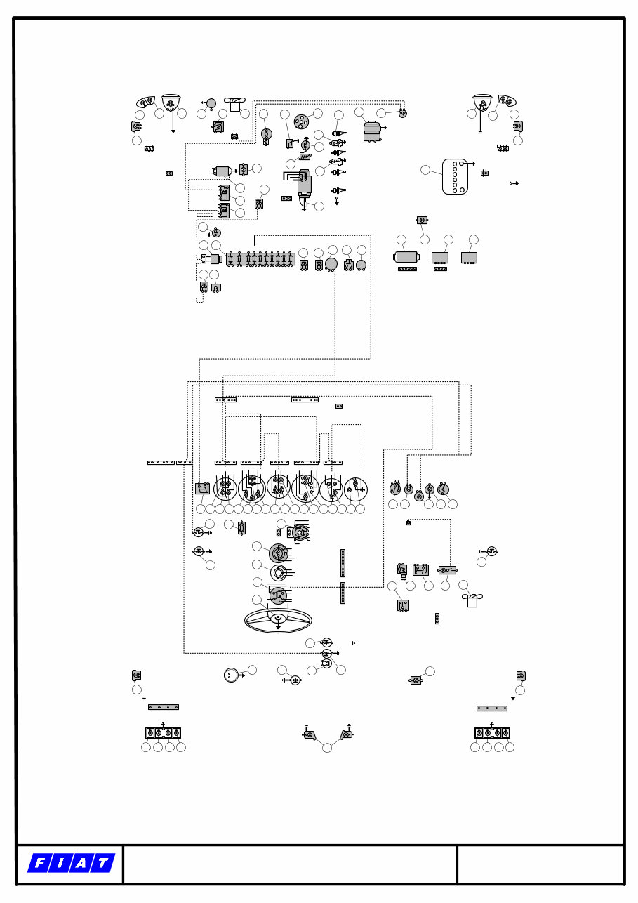 1969-1974 Fiat Spider 124 BS Electrical Wiring Diagram Manual preview img 8