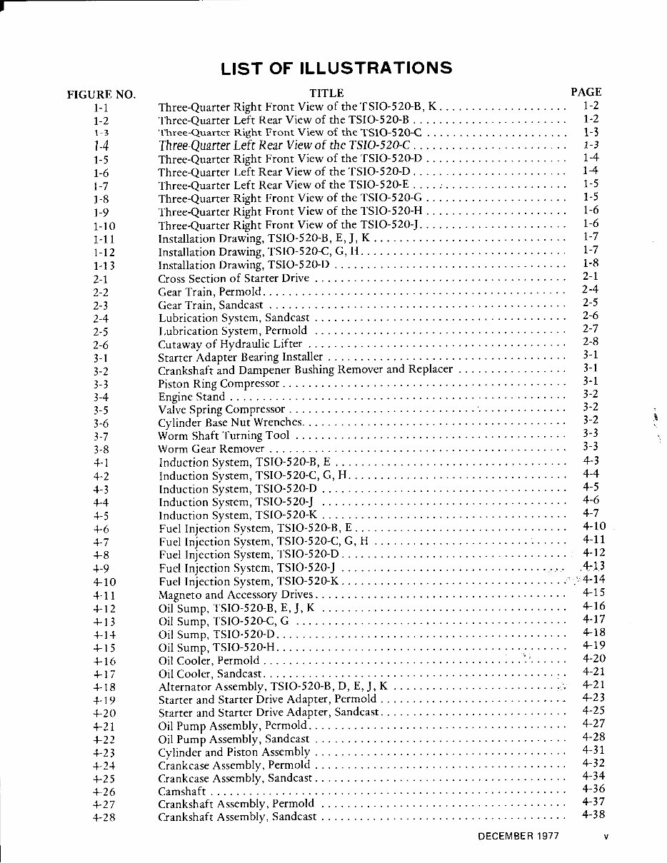 Continental Aircraft Engine TSIO-520 Overhaul Manual preview img 6