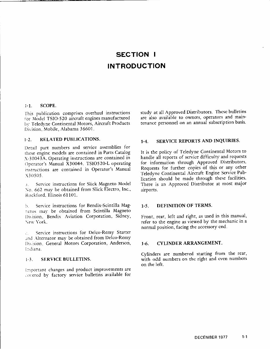 Continental Aircraft Engine TSIO-520 Overhaul Manual preview img 9