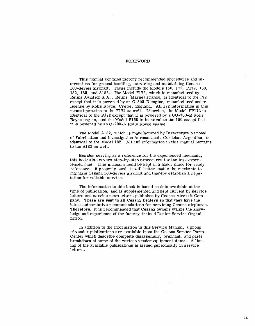 1963-1968 Cessna 172 Series Service & Repair Manual preview img 7