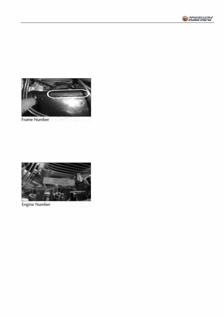 KEEWAY CRUISER 250 MOTORBIKE Workshop Repair Manual preview img 9