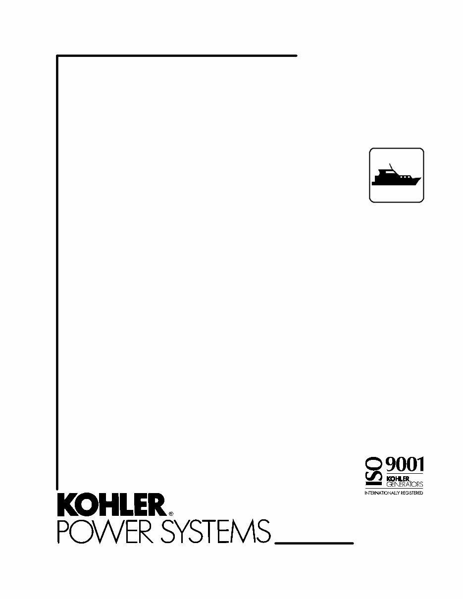 Kohler 8-12.5 kW Service Parts Catalog preview img 1