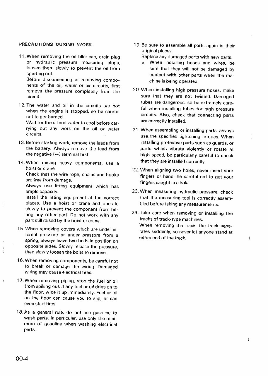Komatsu WA200-1/WA250-1 Wheel Loaders OEM Service & Repair Manual preview img 8