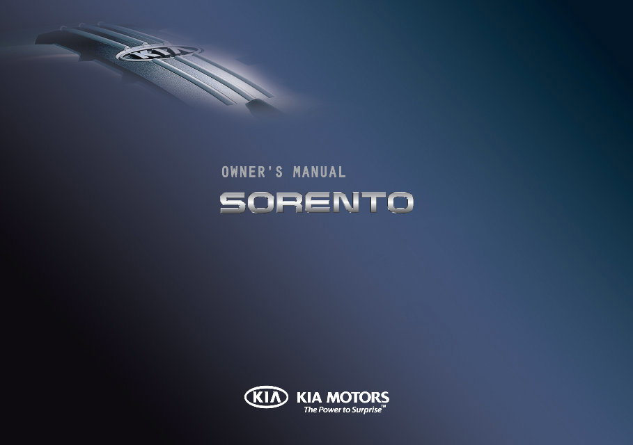 2011 Kia Sorento Owners Manual preview img 1