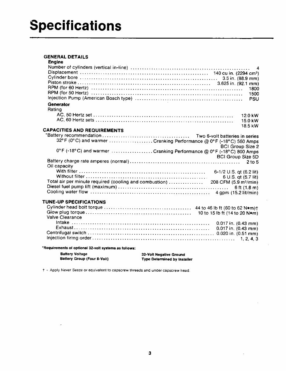 Onan MDJF Parts Catalog, Operators & Service Repair Manual -6- Manuals * preview img 5