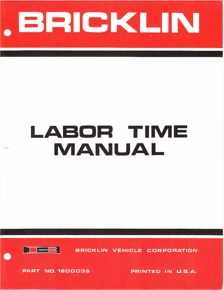 1974-1975 Bricklin Service & Repair Manual preview img 1