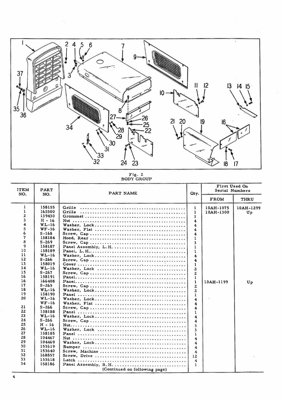 IH Hough Model H-30 PAYLOADER Illustrated Parts Manual Catalog IPL IPC - preview img 8