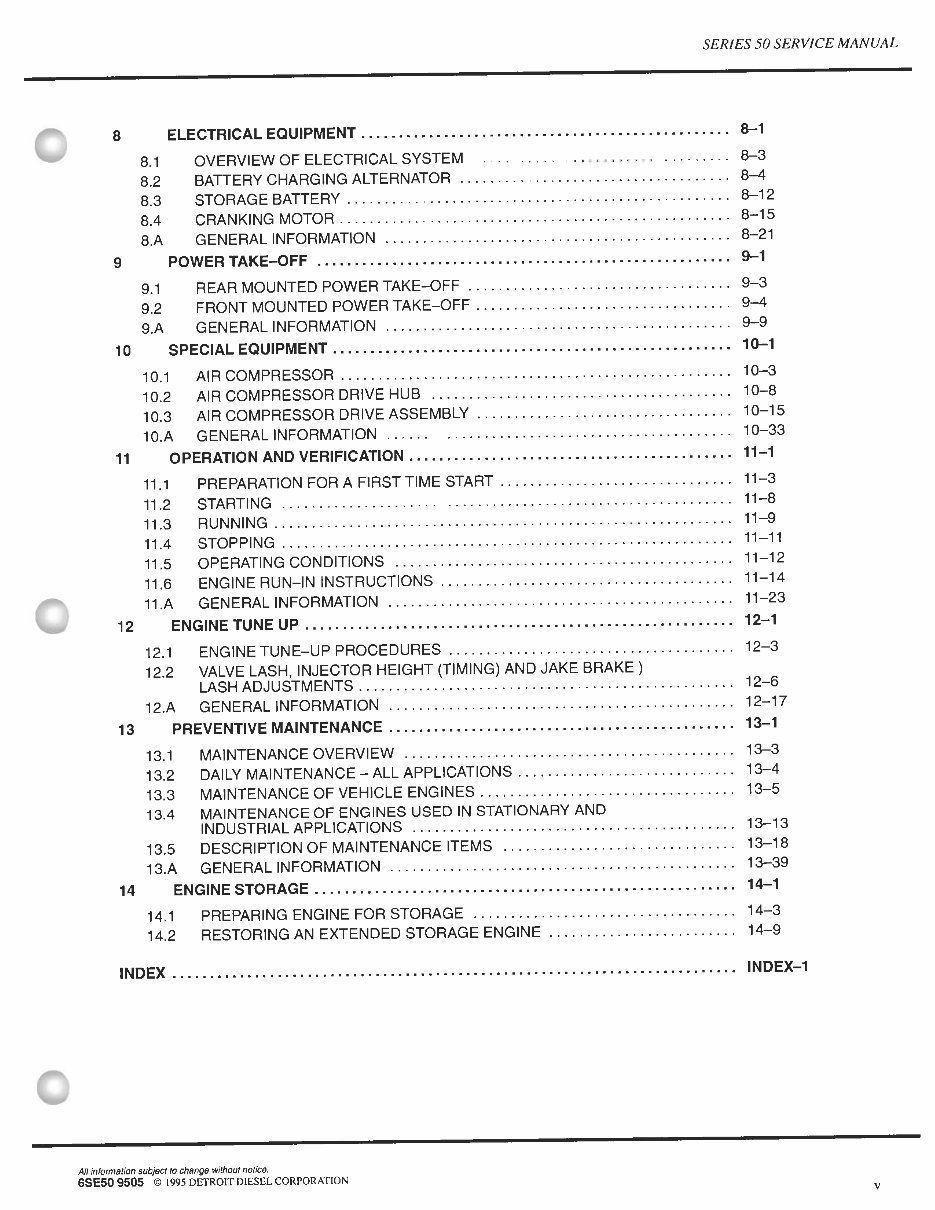 Detroit Diesel Series 50 Engine Workshop Shop Service Manual preview img 7