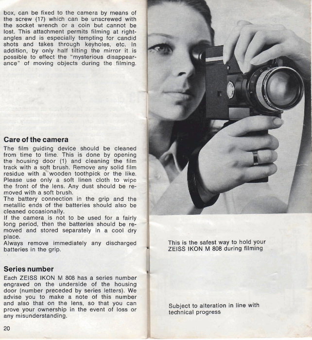 ZEISS IKON M 808 MOVIFLEX SUPER 8 CAMERA preview img 10