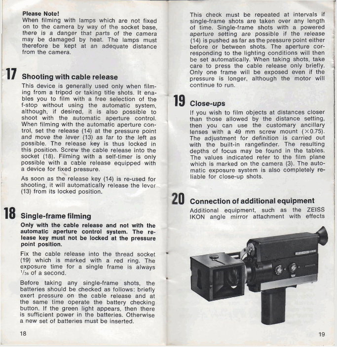 ZEISS IKON M 808 MOVIFLEX SUPER 8 CAMERA preview img 9