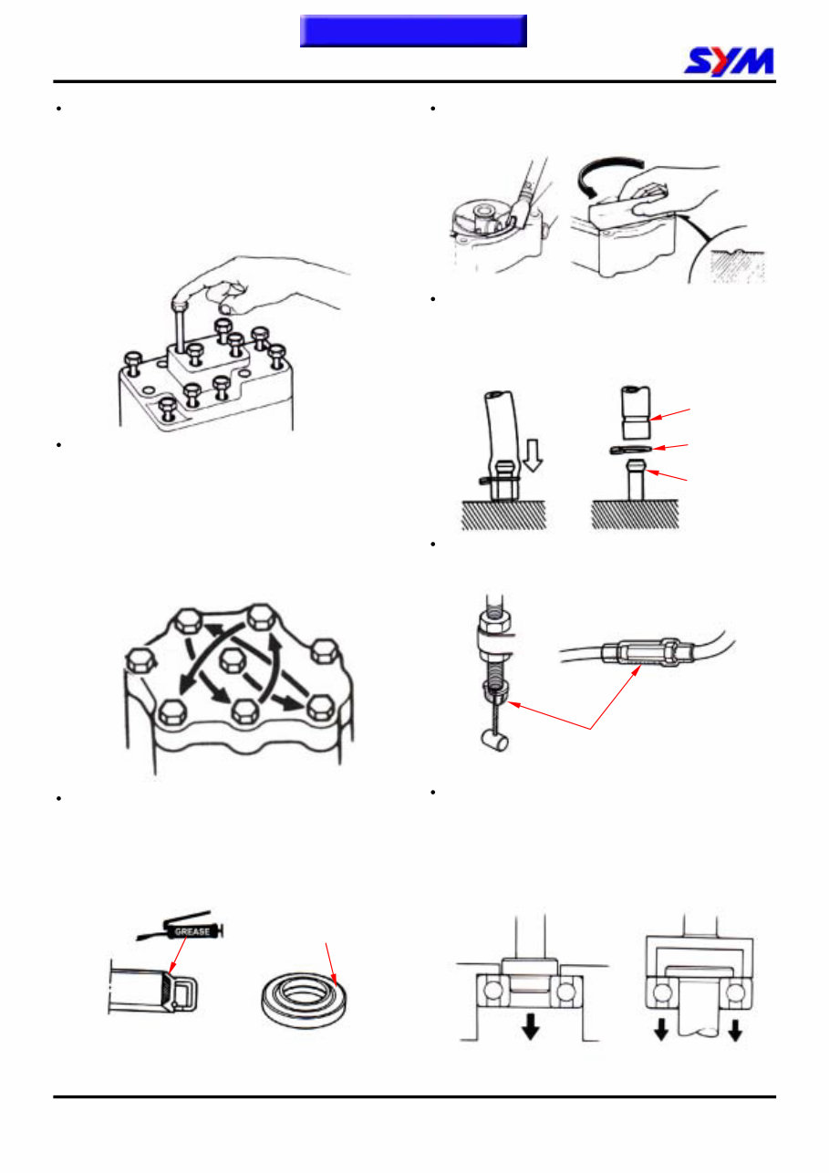SYM RV250 GTS250 and Joymax 250 Service manual preview img 9