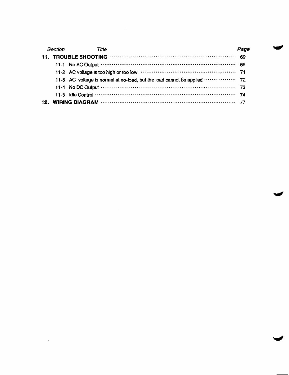 Subaru Robin Generators Technician / Service Manual preview img 3