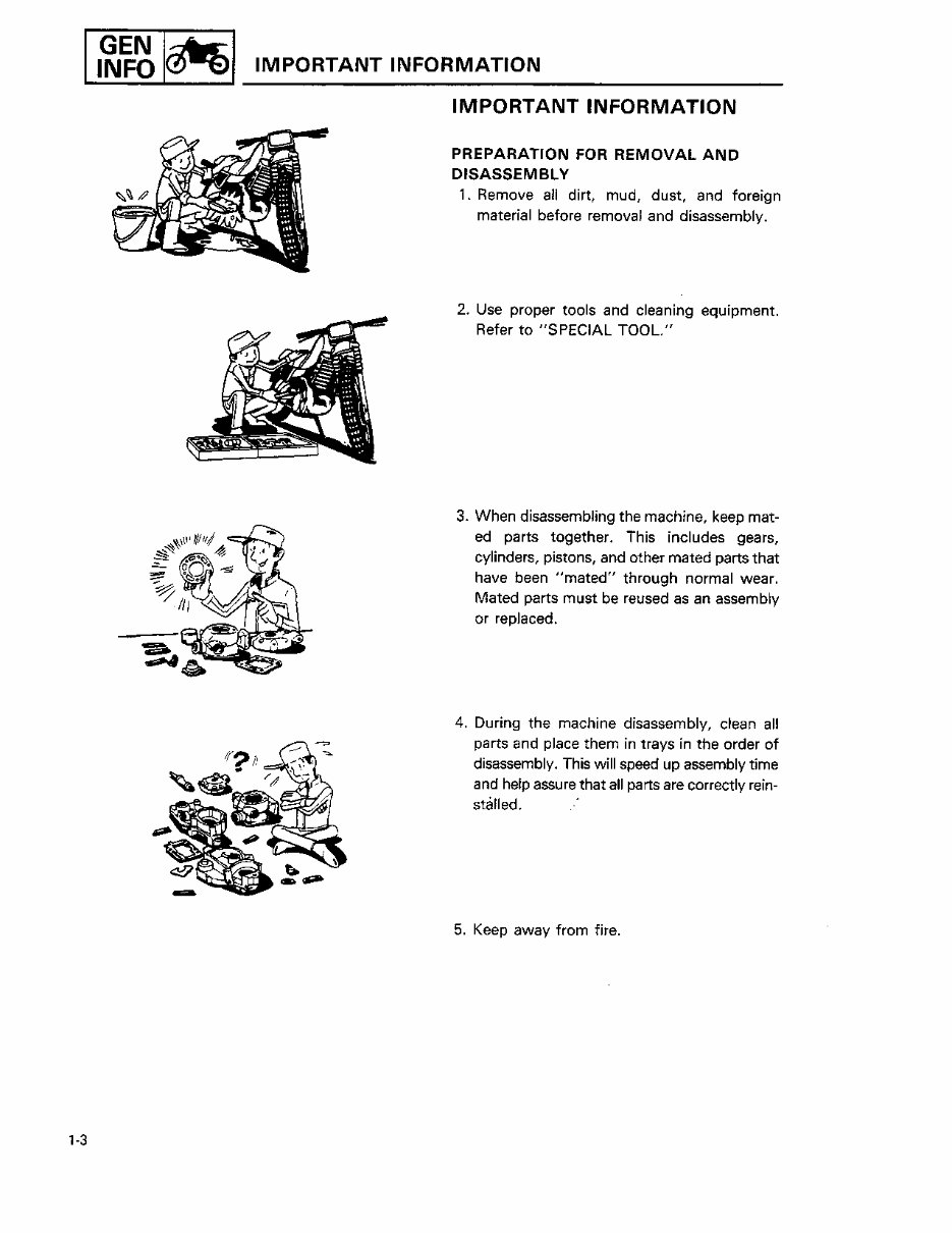 1989 Yamaha YZ250 YZ 250 2-Stroke Service & Repair Manual preview img 6