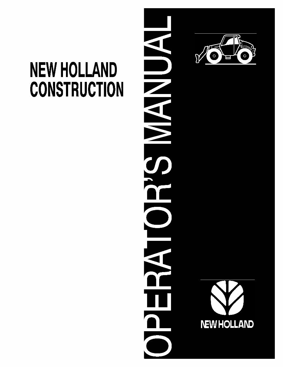 New Holland CE LM840, LM850, LM860 Operators Manual preview img 2