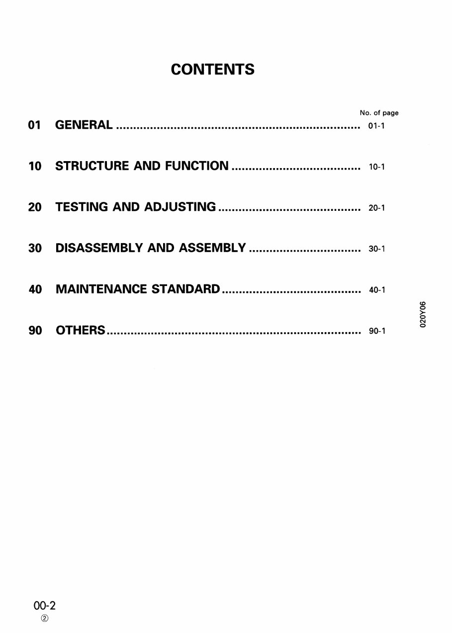 Komatsu PC200 PC200LC-6 PC200 PC200LC-6 PC210 PC210LC-6 PC220 PC220LC-6 PC230 PC230LC-6 Excavator Service Shop Repair Manual - D preview img 2