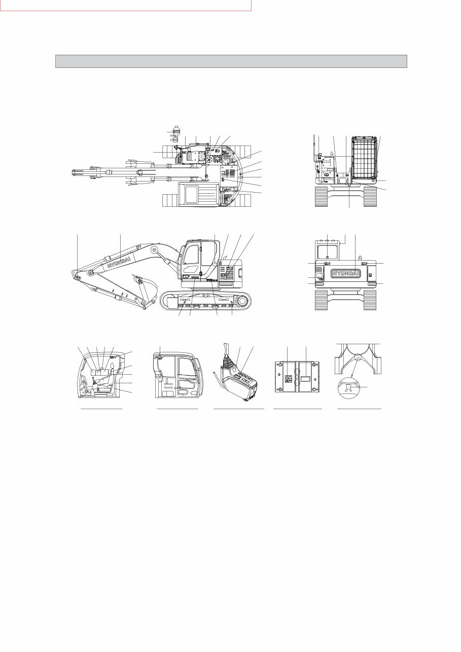 HYUNDAI Crawler Excavator R145CR-9 OPERATING Manual preview img 8