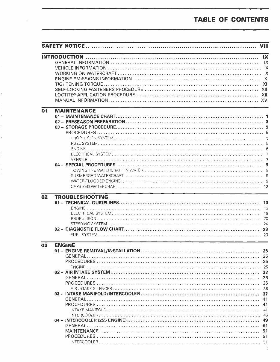 2008-2009 Sea-Doo RXP 215 OEM Service & Repair Manual preview img 2