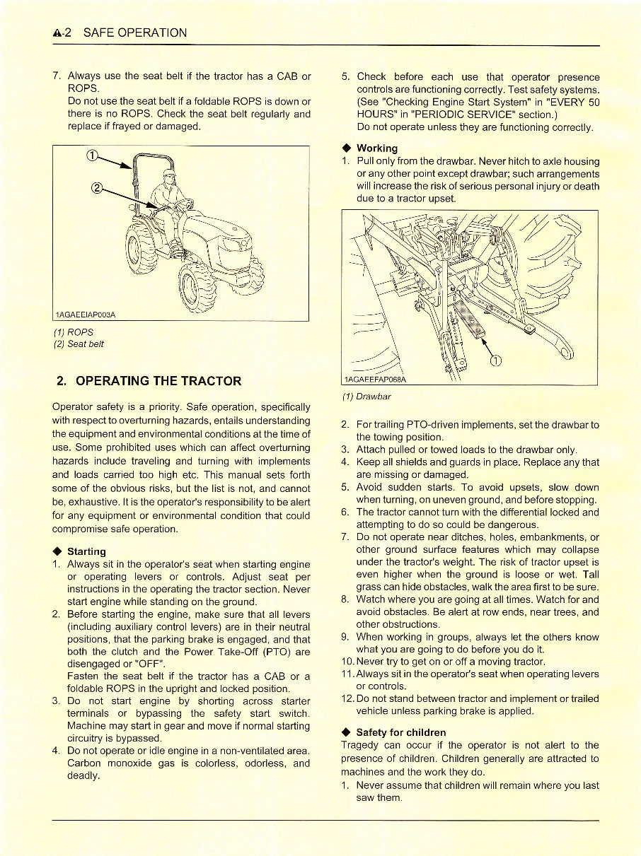 2014 Kubota B2301 And B2601 Operators Manual preview img 10