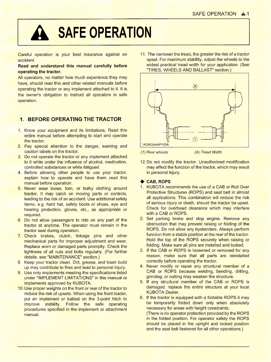 2014 Kubota B2301 And B2601 Operators Manual preview img 9
