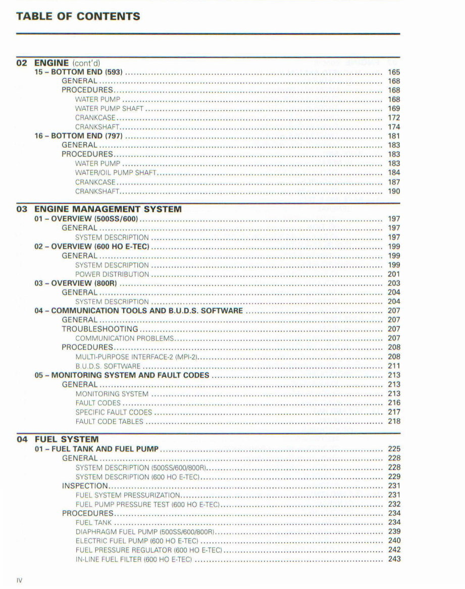 2009 Ski-Doo Summit Everest 154 BOOR Power TEK Factory Service & Work Shop Manual preview img 5