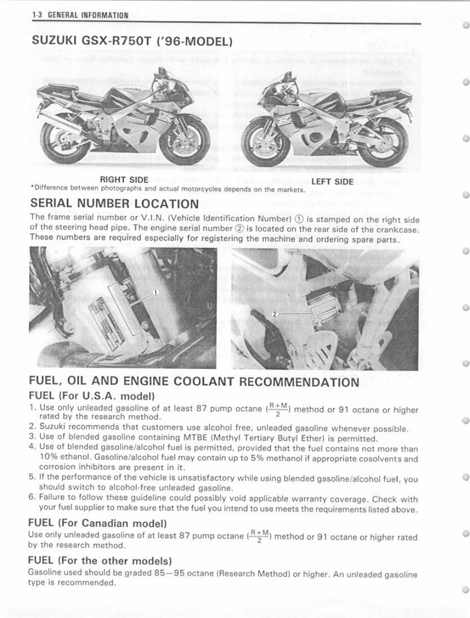2007 Suzuki GSX-R750 Service & Repair Manual preview img 9