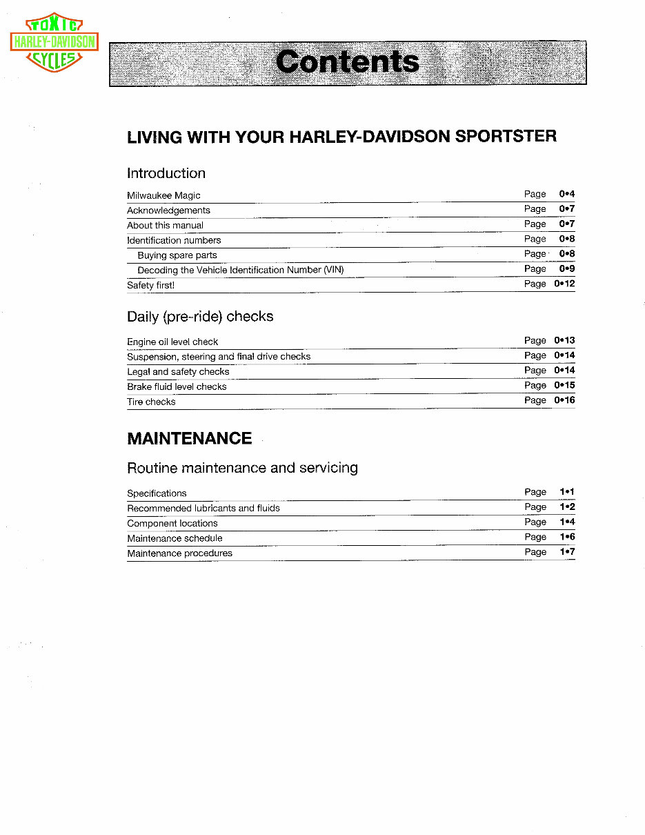 1970-2003 Harley Davidson Service & Repair Manual preview img 1