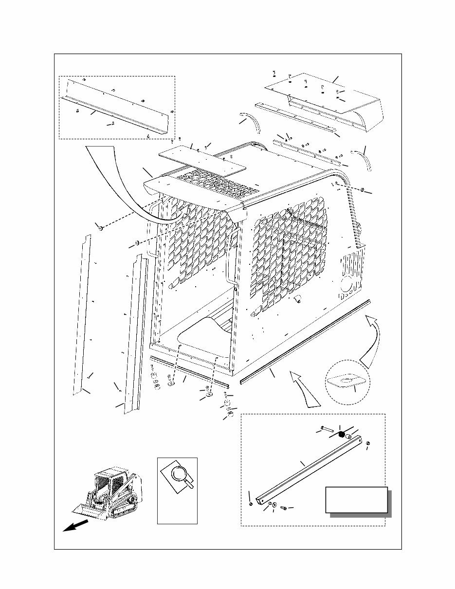 Gehl RT210 RT 210 Compact Track Loader Illustrated Master Parts List Manual Machine Serial Number 9210 preview img 8