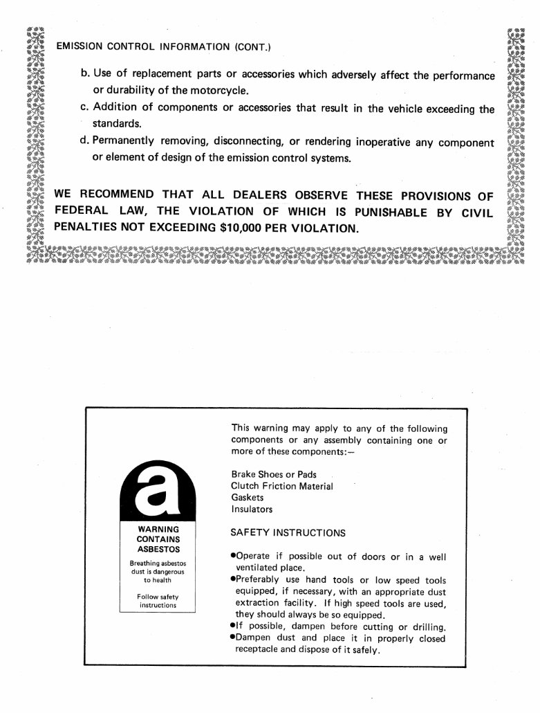 Kawasaki KE175 1979-1983 Workshop Service Repair Manual preview img 6