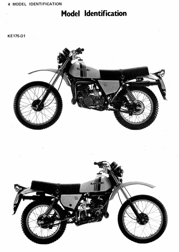 Kawasaki KE175 1979-1983 Workshop Service Repair Manual preview img 8