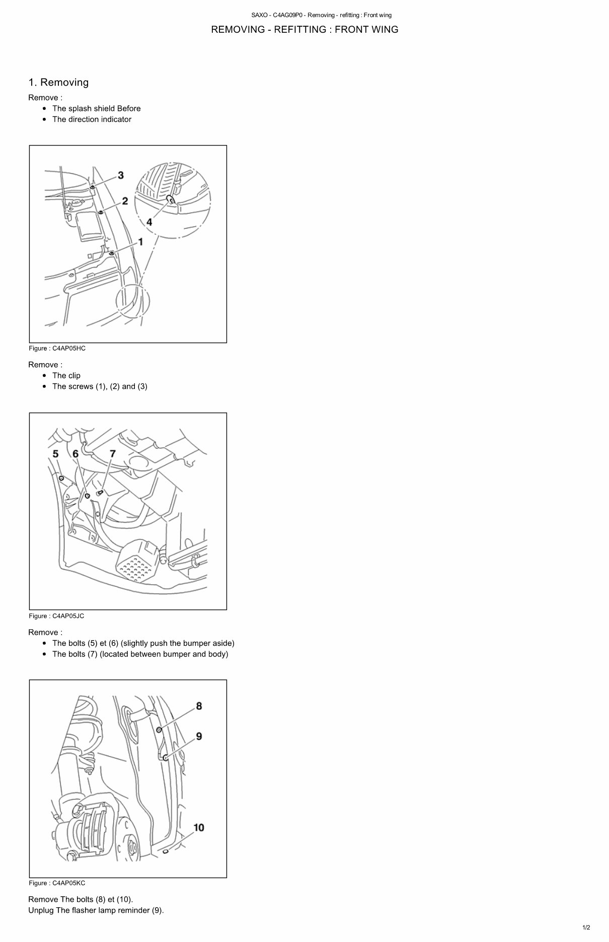 1996-2004 Citroen Saxo Service & Repair Manual preview img 4