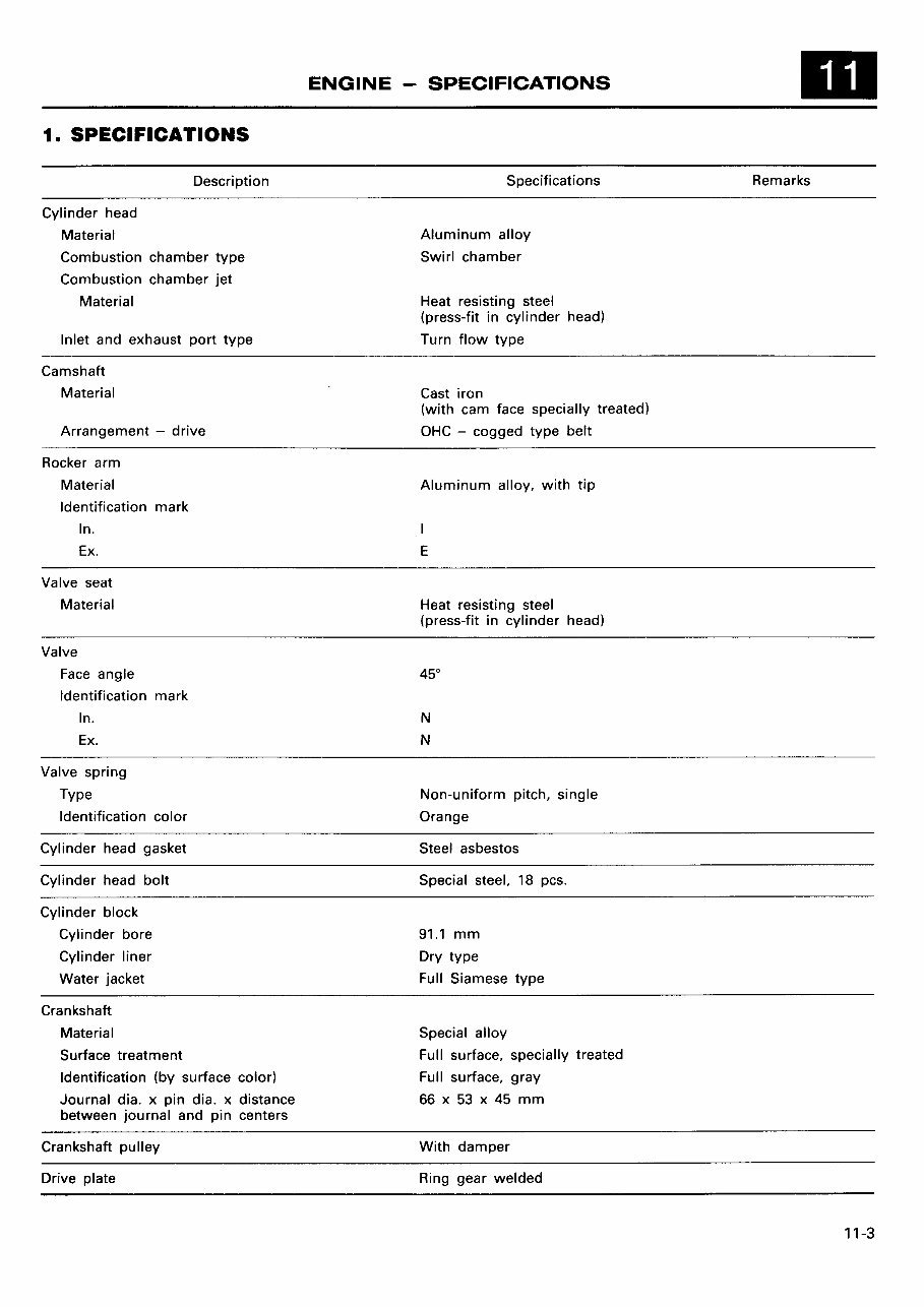 Mitsubishi 4D55 Engine Workshop Service Repair Manual preview img 3