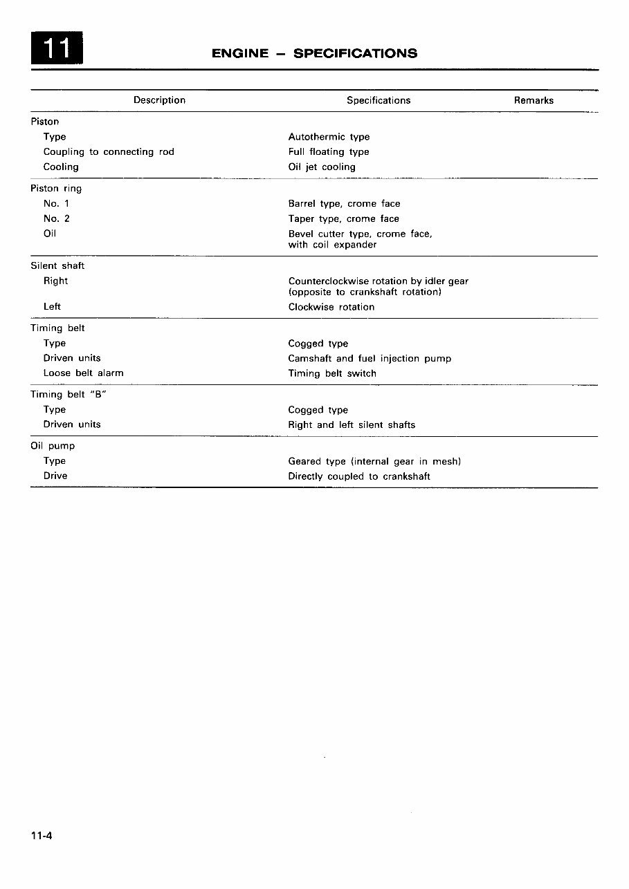 Mitsubishi 4D55 Engine Workshop Service Repair Manual preview img 4