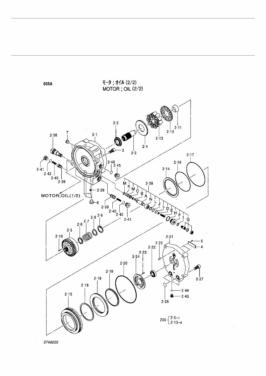 HITACHI EX30U, EX32UE Excavator EQUIPMENT COMPONENTS Parts Catalog Manual ( Serial Number: 000101 and up ) preview img 8