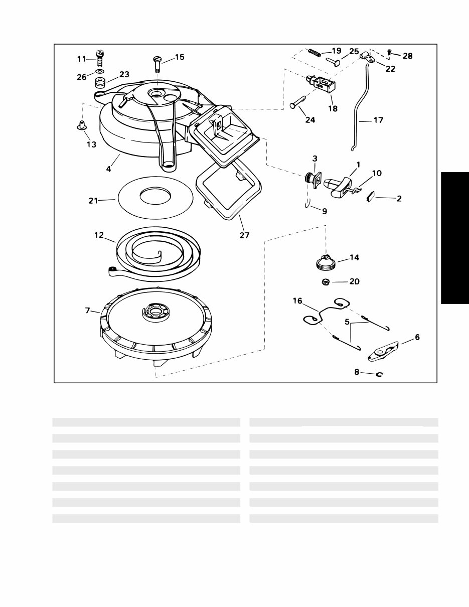 2003 Johnson Evinrude 9.9HP,10HP,15HP 2-Stroke Parts Catalog Manual preview img 7
