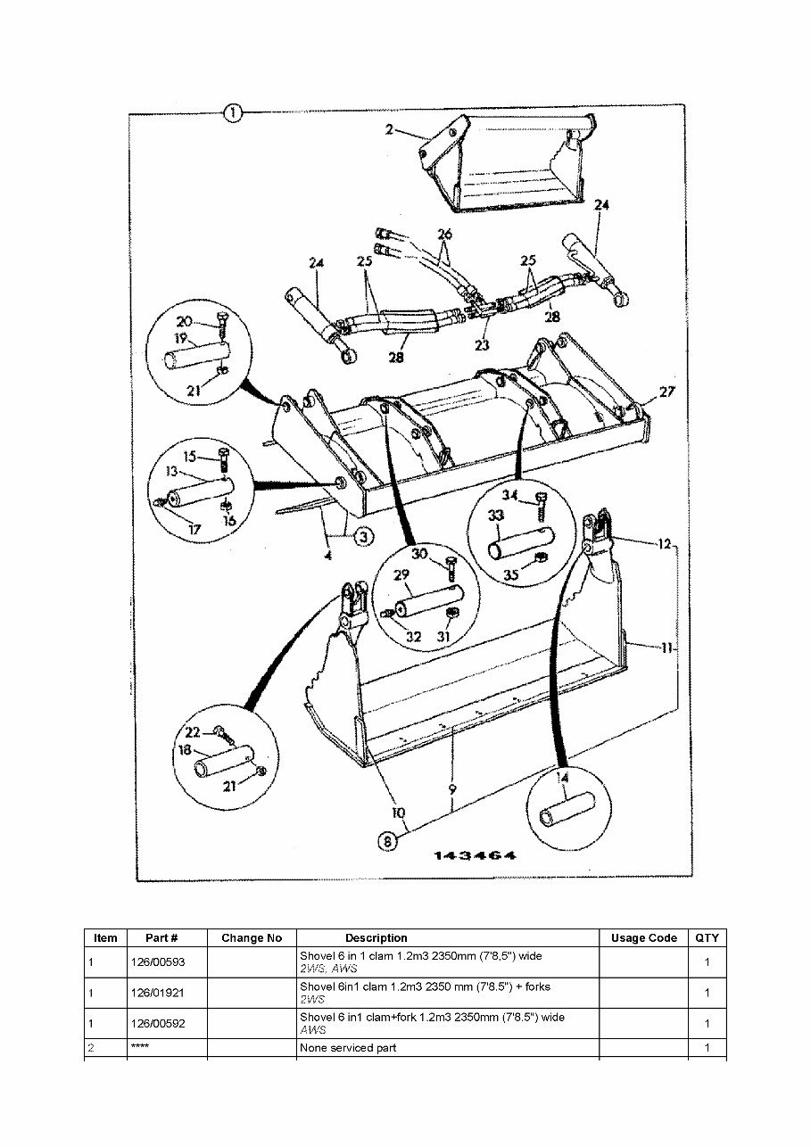 JCB 3CX-4T BACKHOE Loader Parts Catalog Manual (SER. NUMBER 00480988-00499999, 00920001-00929999) preview img 10
