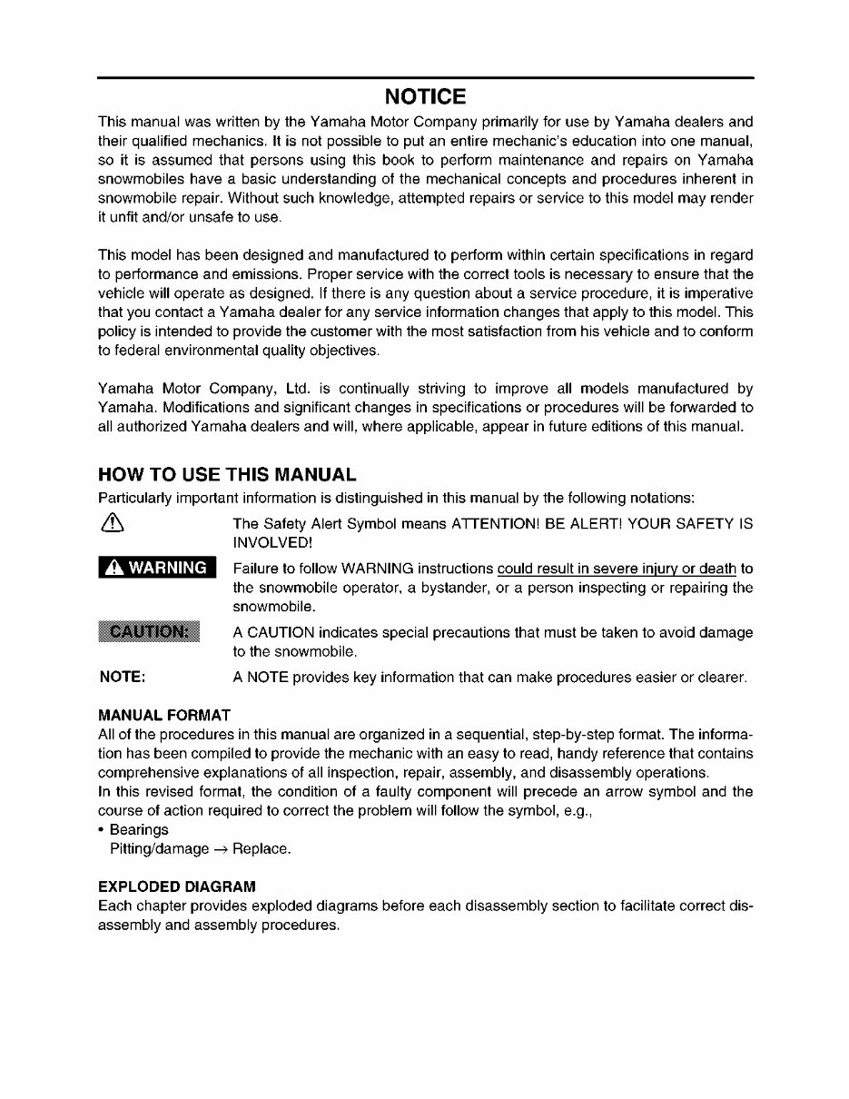 2007 Yamaha RS Venture GT OEM Service & Repair Manual preview img 5