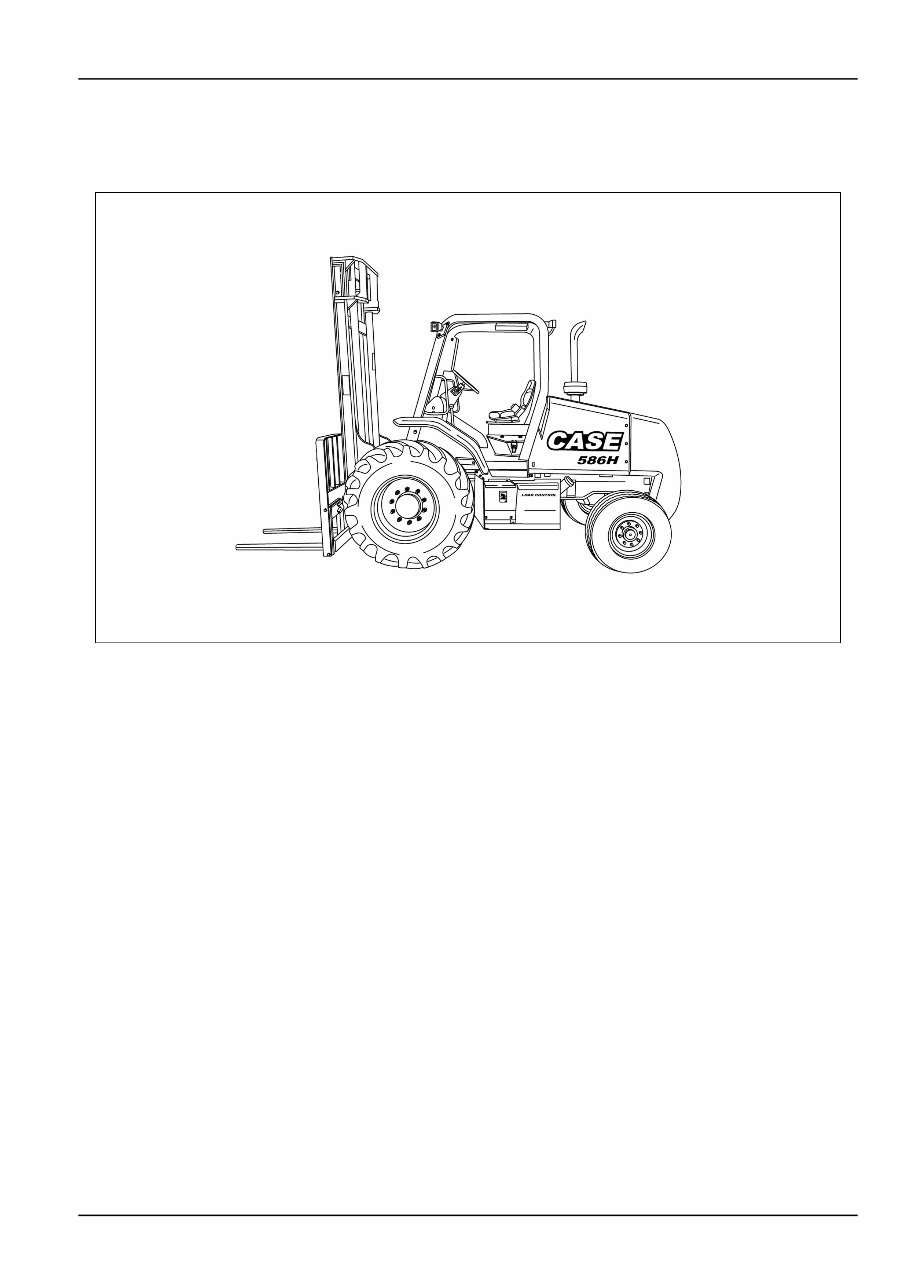 CASE 586H, 588H Tier 4 Rough Terrain Forklift (RTFL) Operators Manual preview img 7