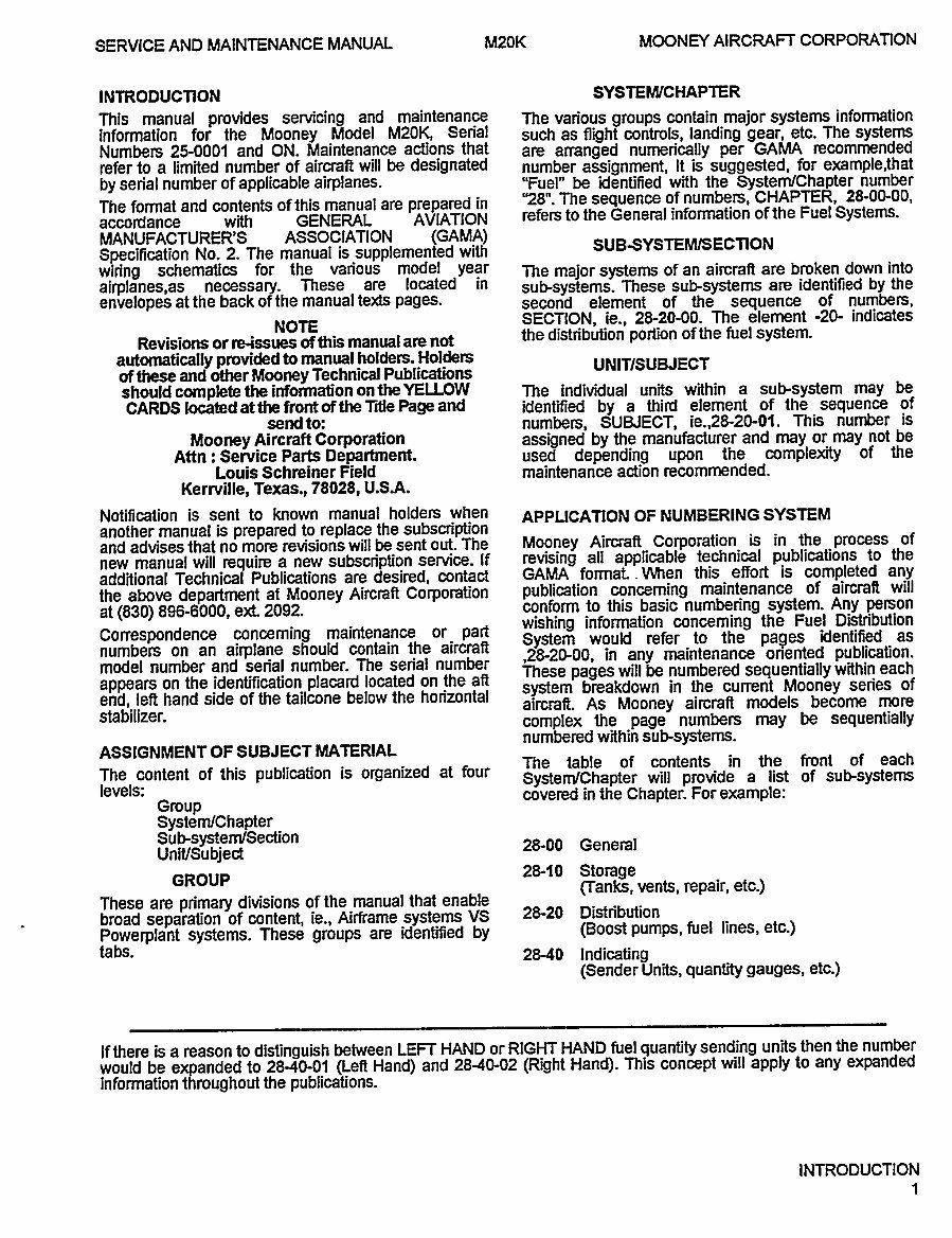 Mooney M20K 231 252 service maintenance manual preview img 3