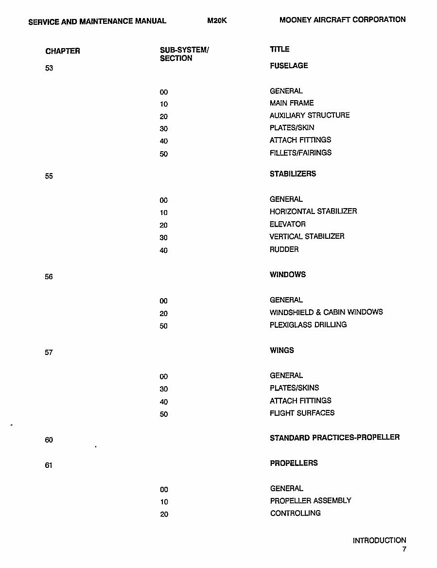 Mooney M20K 231 252 service maintenance manual preview img 9